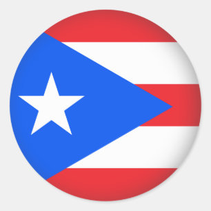 Sticker Rond Porto Rico ronde