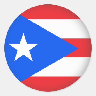 Sticker Rond Porto Rico ronde