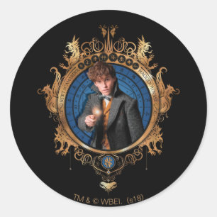 Sticker Rond Portrait NEWT SCAMANDER™