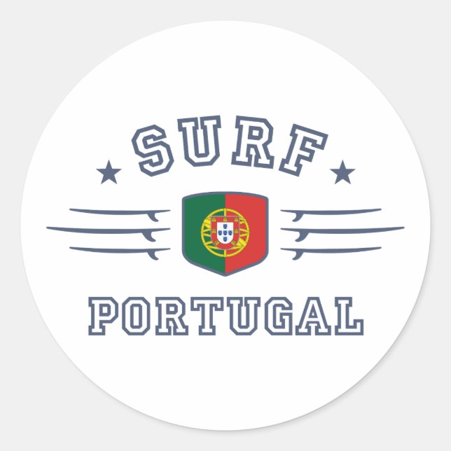 Sticker Rond Portugal (Devant)