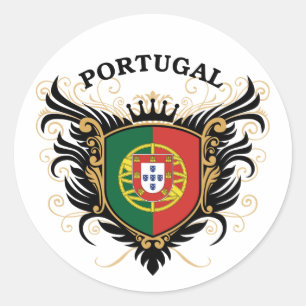Sticker Rond Portugal