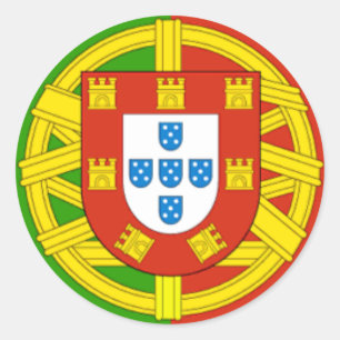 Sticker Rond Portugal