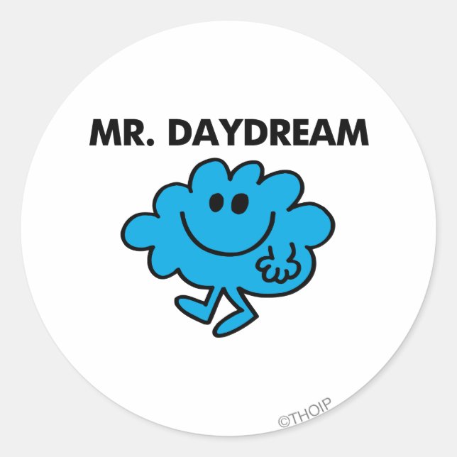 Sticker Rond Pose classique M. Daydream (Devant)