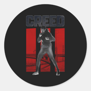 Sticker Rond Pose Creuse Adonis Avec Iii Rouge