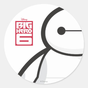 Sticker Rond Position de Baymax
