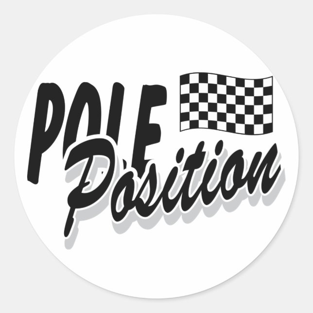 Sticker Rond Position du pôle (Devant)