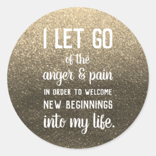 Sticker Rond Positivité Bien-être Gestion de la colère Santé me