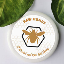 Pot de miel frais abeille rucher apiculteur
