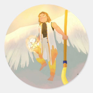 Sticker Rond Pote inattendu