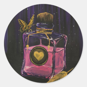 Sticker Rond Potion d'amour