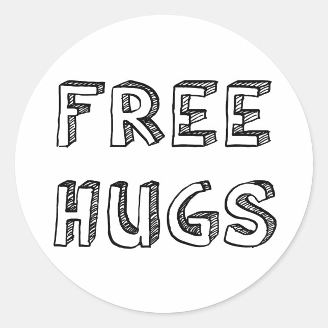 Sticker Rond Poumons libres (Devant)