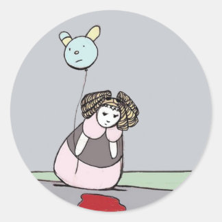 Sticker Rond poupées à la vie : mystery puddle