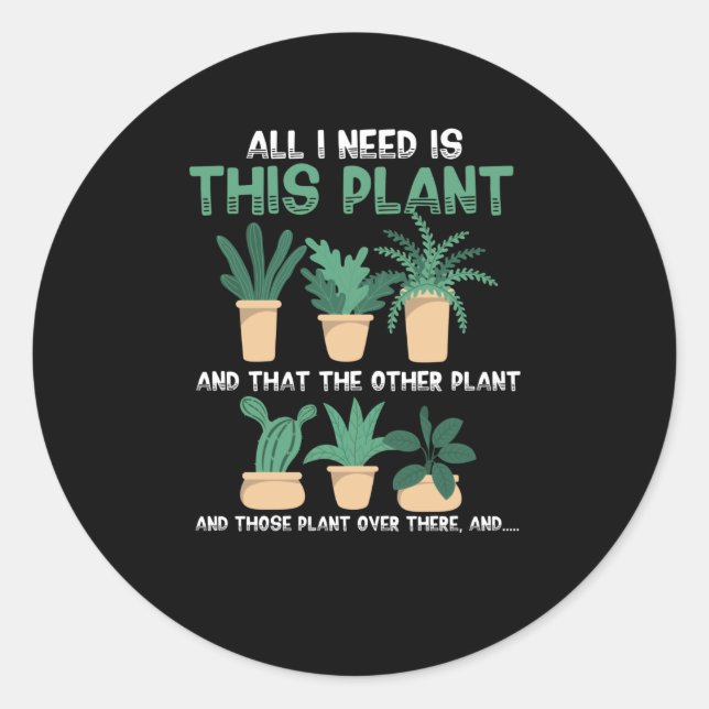 Sticker Rond pour elle, mon tracteur est sexy, cadeau agricole (Devant)