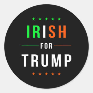 Sticker Rond Pour le président Trump Pro Donald Trump, le parti