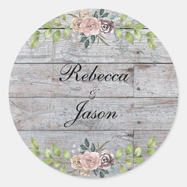 Sticker Rond Pour toujours deux coeurs - un amour (Devant)