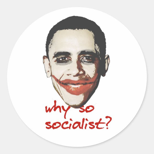 Sticker Rond Pourquoi si rouge (Devant)