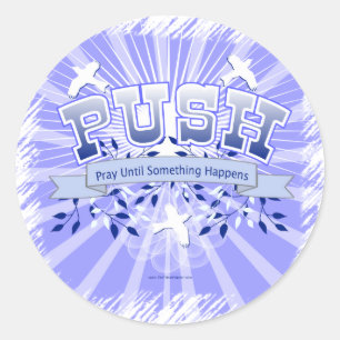 STICKER ROND POUSSER