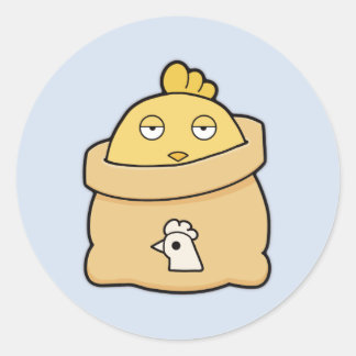 Sticker Rond Poussette, sac complet