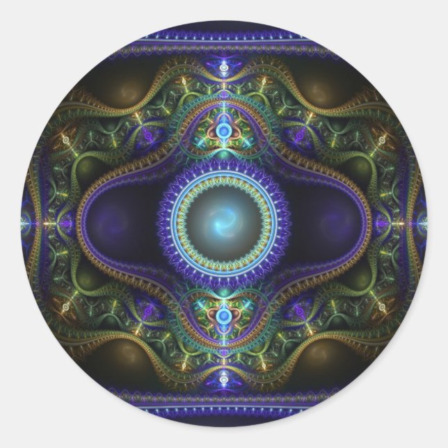 Sticker Rond Pouvez-vous préciser ce que vous entendez par "tit (Devant)