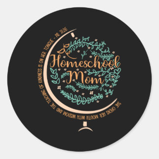 Sticker Rond Pr 3126 Christian Homeschool Mom