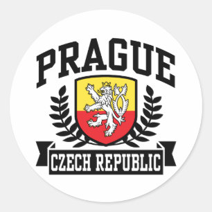 Sticker Rond Prague