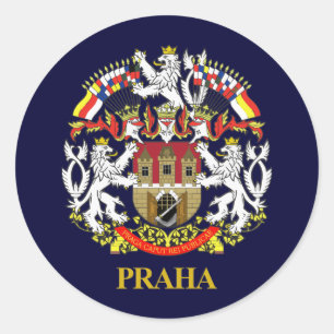 Sticker Rond Prague (Prague)