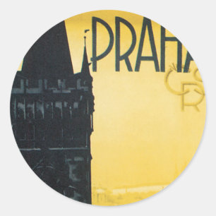 Sticker Rond Praha