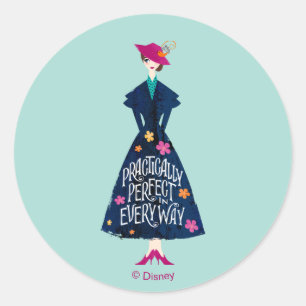 Sticker Rond Pratiquement parfait dans tous les sens