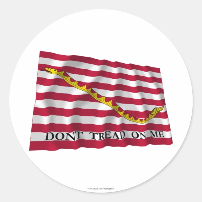 Sticker Rond Premier Jack de marine (Devant)