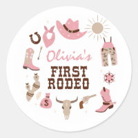 Premier Rodéo Cowboy Occidental Rose 1er Anniversa