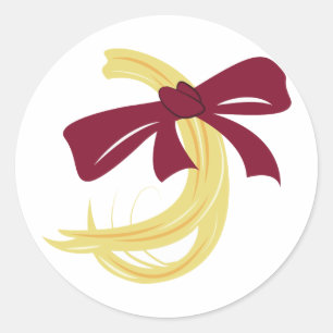 Sticker Rond Première coupe de cheveux du bébé