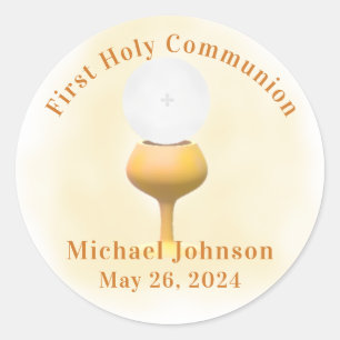 Sticker Rond Première sainte communion