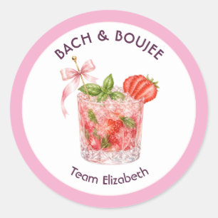 Sticker Rond Préparatifs de fête de jeune fille Coquette Bach &