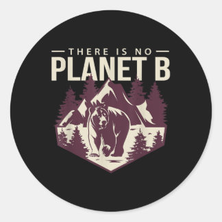 Sticker Rond Préserver &amp; Protéger le climat, Environ