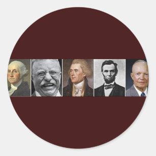 Sticker Rond Président des États-Unis