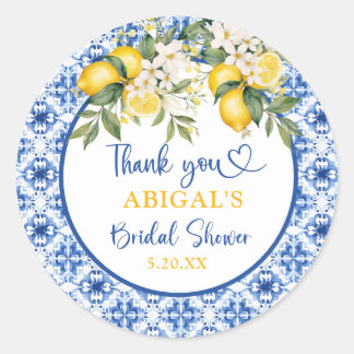 STICKER ROND PRESSION PRINCIPALE LEMON FÊTE DE MARIAGE