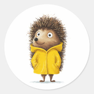 Sticker Rond Prêt pour la pluie