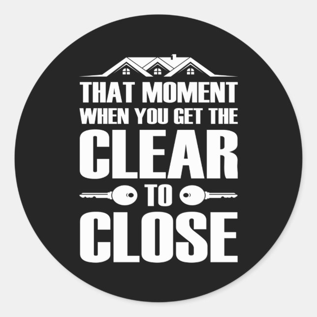 Sticker Rond Prêteur Professionnel Prêteur Morte Prêt De (Devant)