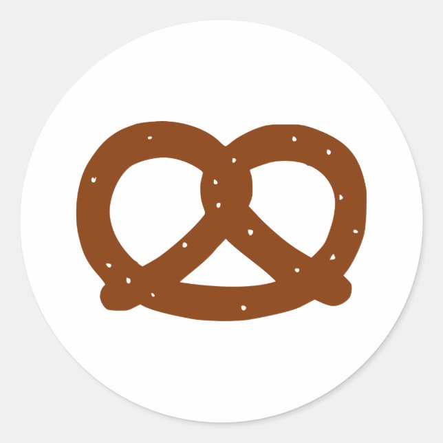 Sticker Rond Pretzel (Devant)