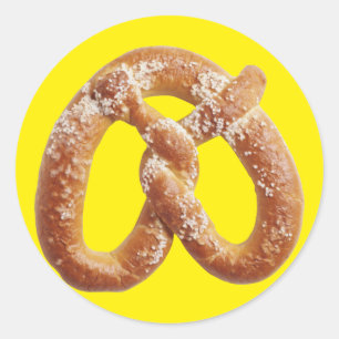 Sticker Rond Pretzel