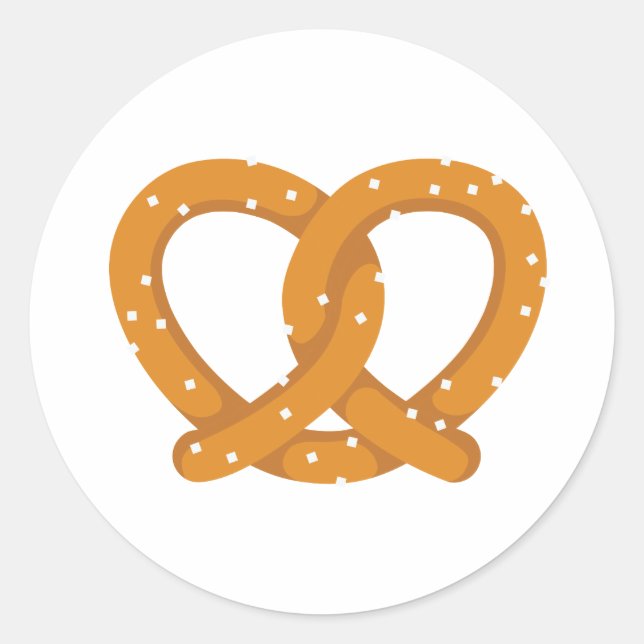 Sticker Rond Pretzel (Devant)