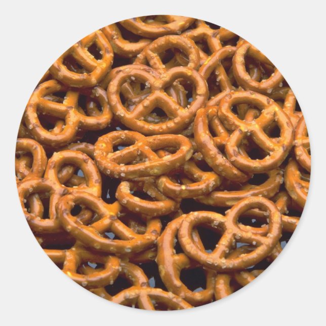 Sticker Rond Pretzels (Devant)