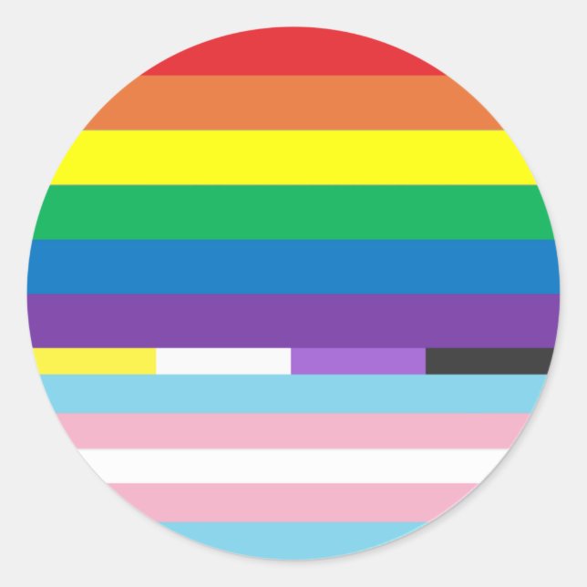 Sticker Rond Pride Circle  (Devant)