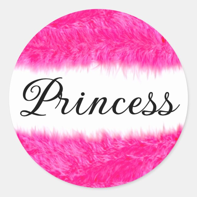 Sticker Rond  Princess (Devant)