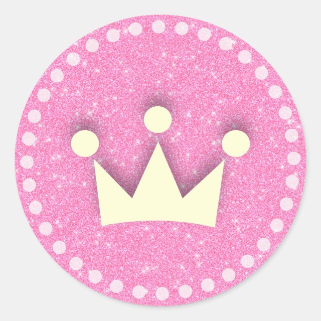 Sticker Rond Princesse (Devant)