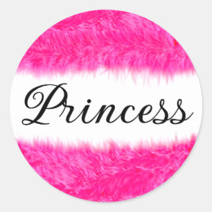 Sticker Rond  Princesse