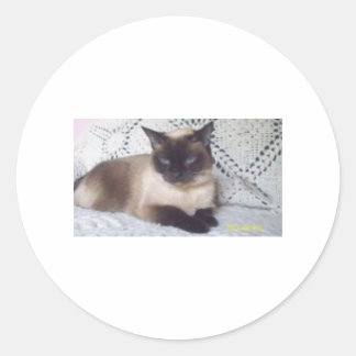 Sticker Rond Princesse