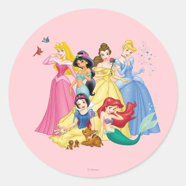 Sticker princesse chateau - Sticker A moi