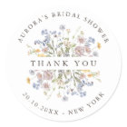 Printemps Fleur sauvage Meadow Bride douche merci