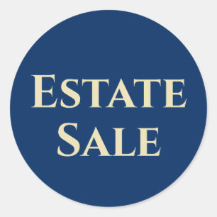 Sticker Rond Prise en charge des ventes immobilières